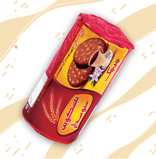 بیسکویت دایجستیو لیوانی